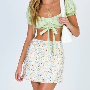 Princess Polly floral skirt